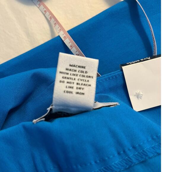 Peck & Peck Ava Blue Aster Ankle Pants Size 12 Tummy Control Slim Leg NWT - Picture 12 of 14